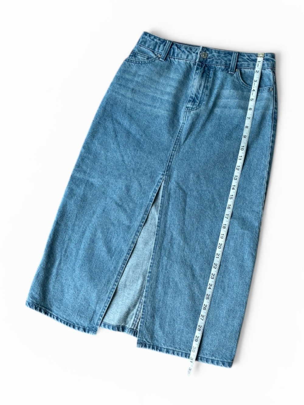 Forever 21 Light Blue Denim Skirt